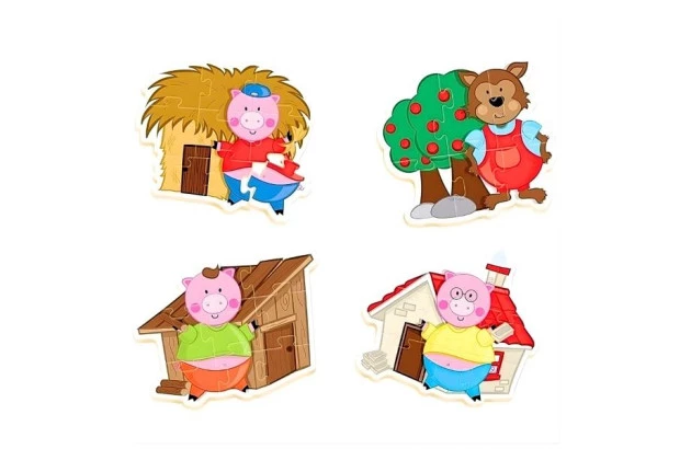 QUEBRA CABECA OS TRES PORQUINHOS IDADE + 3 ANOS | NIG BRINQUEDOS