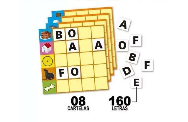 BRINQUEDO EDUCATIVO FORMA PALAVRAS + 4 ANOS PAIS E FILHOS