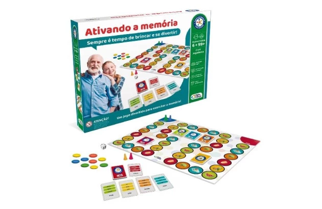 JOGO ATIVANDO A MEMORIA LINHA SENIOR PAIS E FILHOS