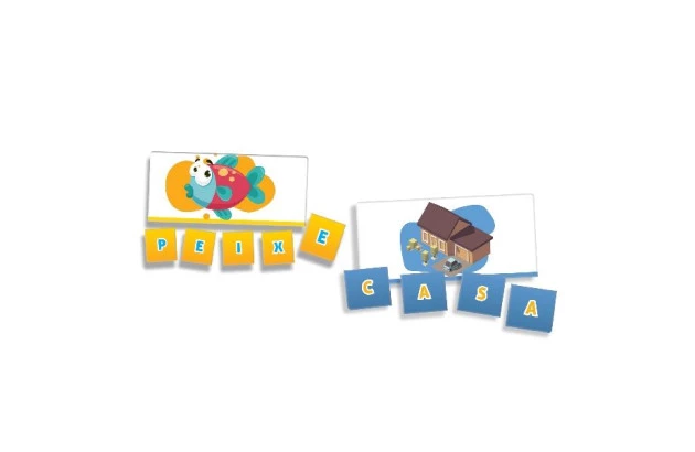 BRINQUEDO EDUCATIVO SOLETRAR 52 PEÇAS COLUNA