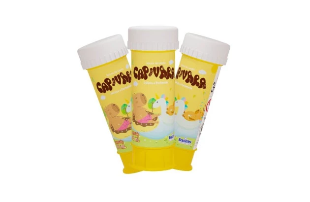BRINQUEDO BOLHA DE SABÃO 60ML CAPIVARA BRASILFLEX