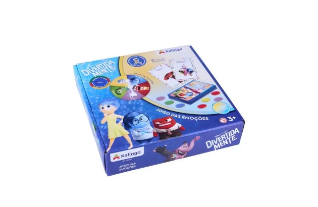 JOGO DAS EMOÇÕES DIVERTIDAMENTE 18 CARTAS XALINGO - LINHA INCLUSIVA