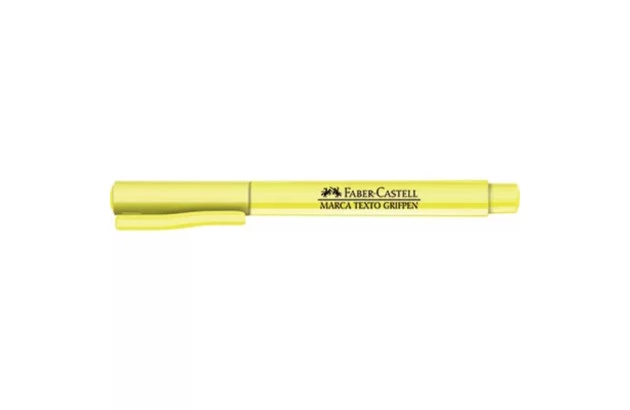 MARCA TEXTO GRIFPEN AMARELO PONTA CHANFRADA - FABER CASTELL MT/AMZF