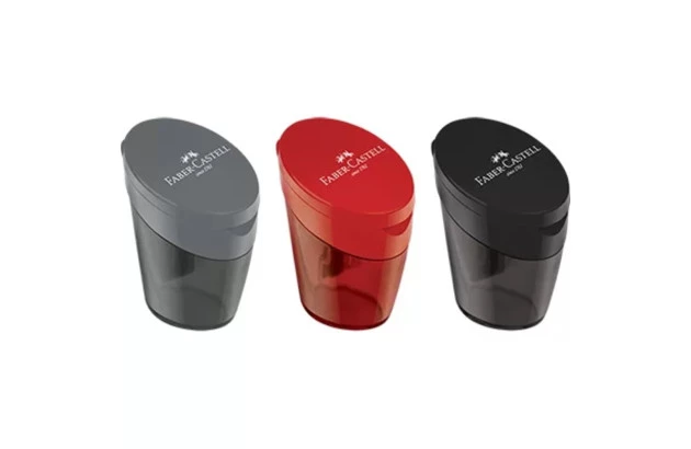 APONTADOR COM DEPOSITO ELIPSE CORES FABER CASTELL