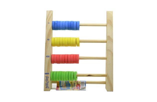 BRINQUEDO EDUCATIVO ABACO FECHADO EM EVA 40 ARGOLAS 30.03 JOTT PLAY