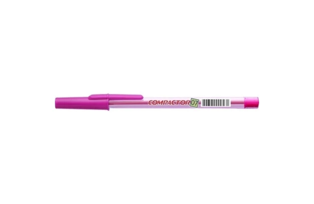 CANETA ESFEROGRAFICA 0.7 COMPACTOR ROSA PINK