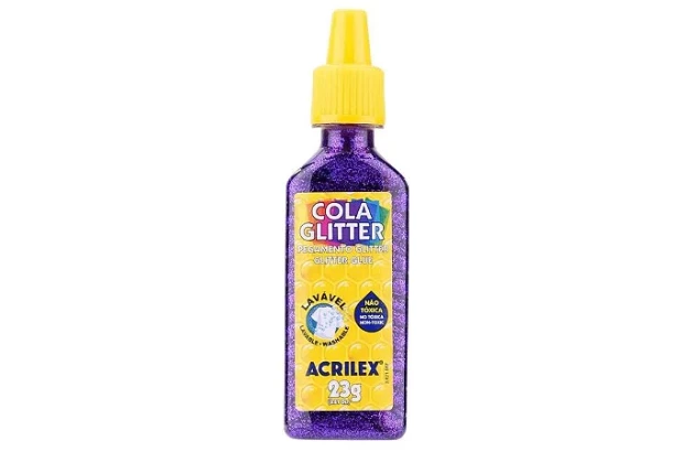 COLA GLITTER LILAS 23G 2900 528 ACRILEX