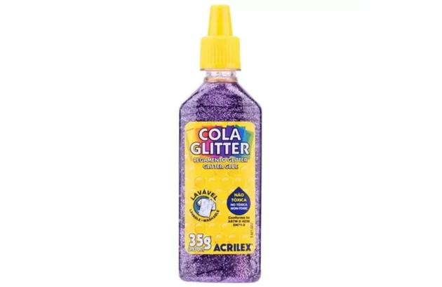 COLA GLITTER LILAS 35G 2912 528 ACRILEX