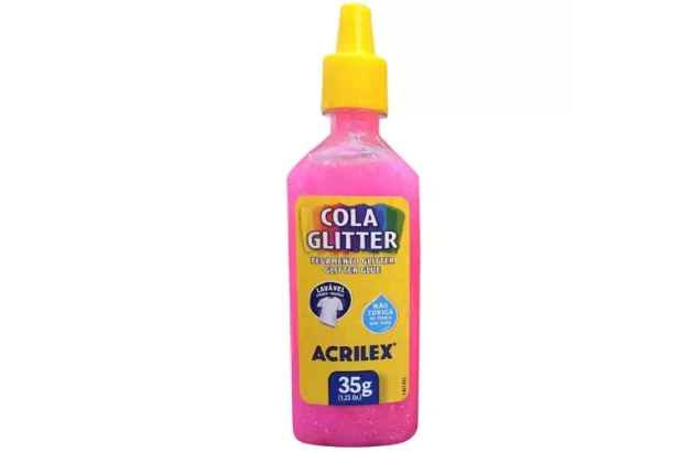 COLA GLITTER 35G PINK 527 2912 ACRILEX
