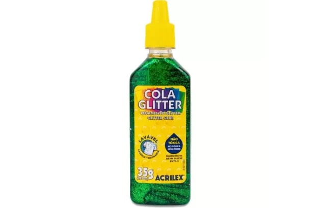 COLA GLITTER 35G VERDE 206 2912 ACRILEX