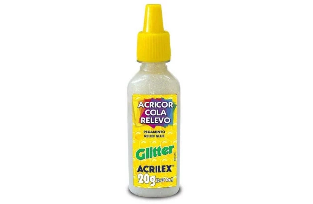 COLA ACRICOR RELEVO BRILLIANT CRISTAL 20G 3120 ACRILEX