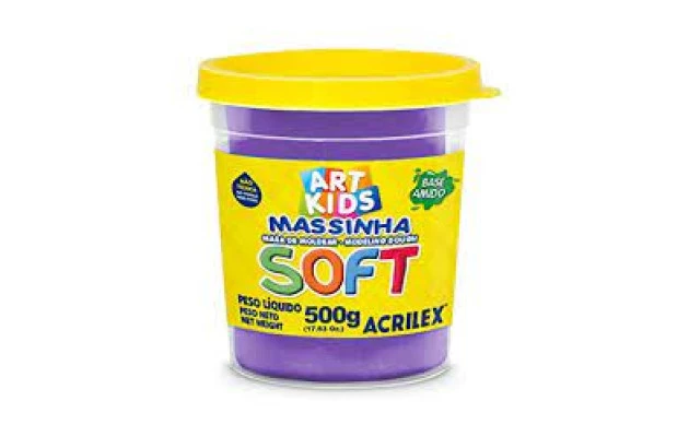 MASSA DE MODELAR SOFT VIOLETA 150G 7315 ACRILEX