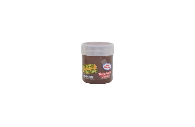 TINTA FACIAL LÍQUIDA ARTÍSTICA 15ML BRANCA - ROSTINHO PINTADO 1008