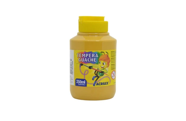 TINTA GUACHE 250ML AMARELO OCRE 564 2025 ACRILEX