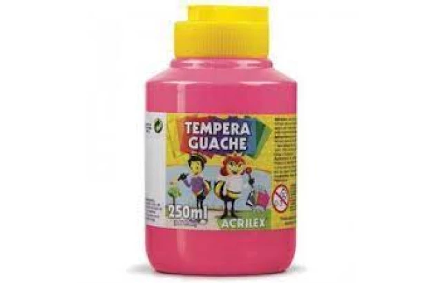 TINTA GUACHE 250ML ROSA 537 2025 ACRILEX