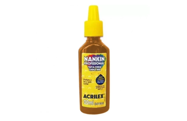TINTA NANKIN OURO 532 20ML 5120 ACRILEX