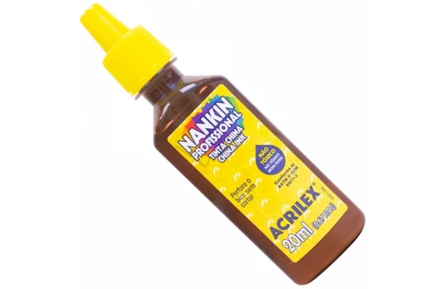 TINTA NANKIN MARROM 531 20ML 5120 ACRILEX