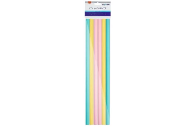 COLA BASTÃO QUENTE PASTEL FINO 7.5X300MM PCT/6 BRW CQ2012