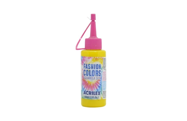 TINTA TECIDO AQUARELA SILK AMARELO OURO 505 60ML 4560 ACRILEX
