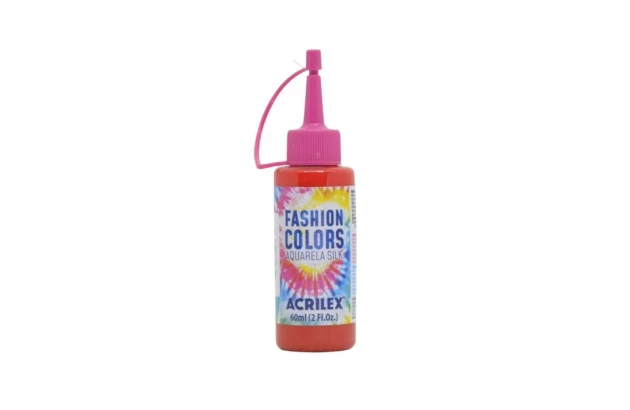 TINTA TECIDO AQUARELA SILK VERMELHO FOGO 507 60ML 4560 ACRILEX