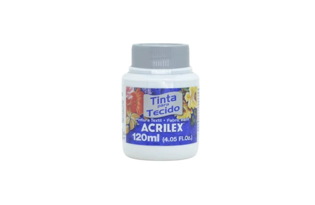 TINTA PARA TECIDO FOSCA 120ML INCOLOR CLAREADOR 500 4112 ACRILEX