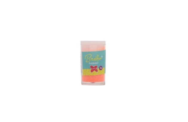 GLITTER ESCOLAR 3G LARANJA NEON | MAKE+ 7020
