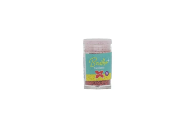 GLITTER ESCOLAR BRILHO VERMELHO 3G MAKE+ 7002