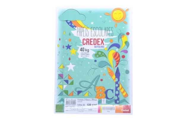 PAPEL SULFITE A4 40KG 120G CREDEX AP 40 PACOTE COM 50 FOLHAS CREDEX AP 40 CREDEAL