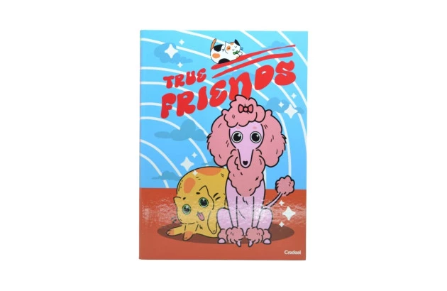 CADERNO UNIVERSITARIO COSTURADO CD 80F PET FUN CREDEAL 282465