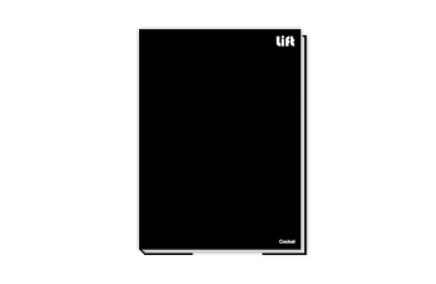 CADERNO UNIVERSITARIO COSTURADO CD 96F LIFT PRETO CREDEAL