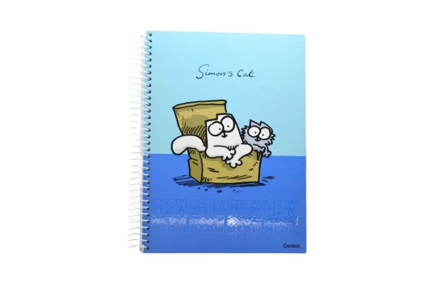 CADERNO UNIVERSITARIO 12 MATERIAS SIMONS CAT CREDEAL 280744