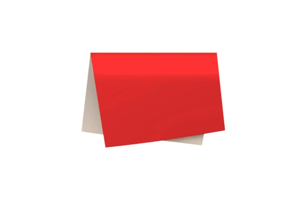 PAPEL CARTÃO FOSCO VERMELHO 48X60 CM - FOLHA