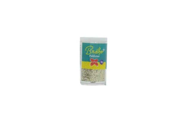 GLITTER ESCOLAR OURO BRANCO 3G MAKE+