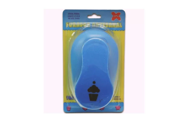 PERFURADOR PAPEL E EVA 76MM CUPCAKE GIGANTE 12037 MAKE+