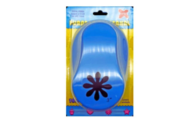 PERFURADOR PAPEL E EVA 76MM FLOR GIGANTE ESPESSURA ATÉ 2MM | MAKE+ 12039
