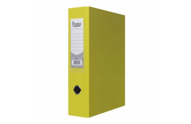 PASTA REGISTRADORA AZ OFÍCIO LOMBO LARGO USUAL AMARELO - 28X8X34,5CM - UNDIDADE | FRAMA