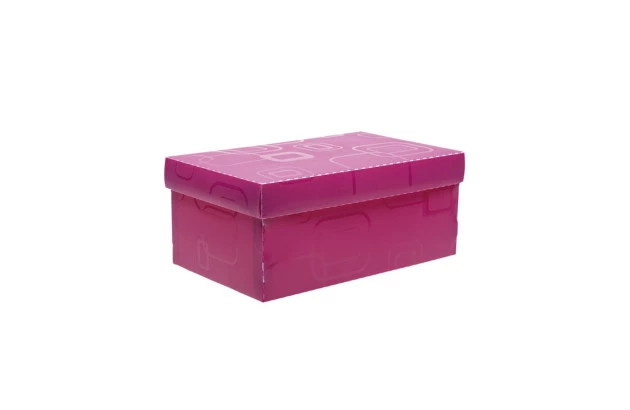CAIXA ORGANIZADORA MINI SAPATO ROSA 2169Q DELLO