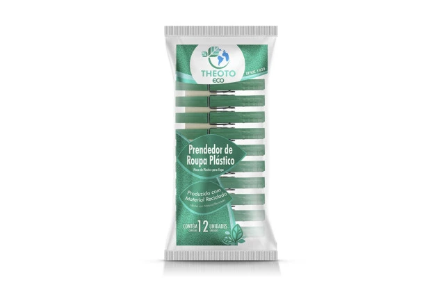 PRENDEDOR DE ROUPA PLÁSTICO SORTIDO PCT/12 THEOTO