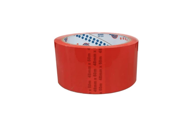 FITA ADESIVA PP 32 COLORIDO 48X50 VERMELHO EUROCEL