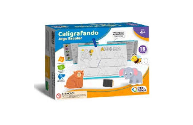 JOGO CALIGRAFANDO COM 16 ATIVIDADES PAIS E FILHOS
