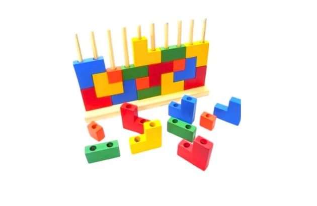 BRINQUEDO BLOCOS DE ENCAIXE VERTICAL 25 PECAS JOTT PLAY