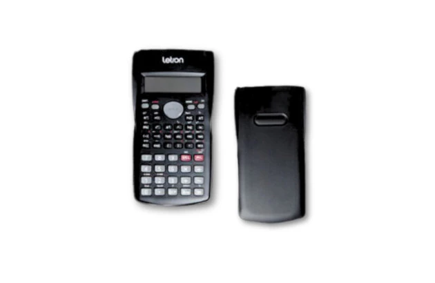 CALCULADORA CIENTÍFICA 12 DÍGITOS 240 FUNÇÃO PRETA MULTI LETRON 99324