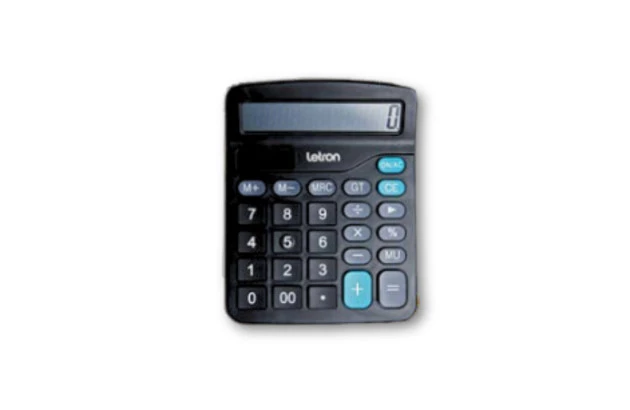 CALCULADORA DE MESA 12 DÍGITOS PRETA NEO PRETA LETRON