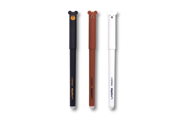 CANETA GEL 0.7 APAGÁVEL URSINHOS SORTIDOS LEO&LEO 97970