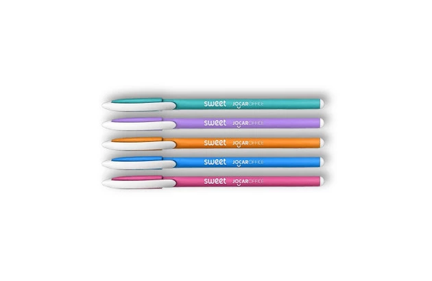 CANETA ESFEROGRÁFICAS 0.7 PERFUMADA SWEET CORES SORTIDAS JOCAR OFFICE