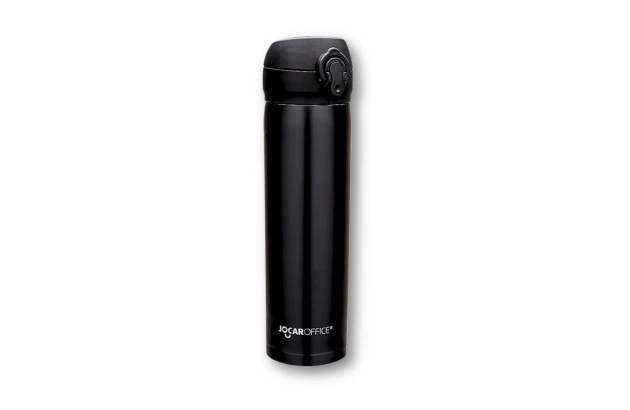 GARRAFA TÉRMICA 400ML PRETA JOCAR OFFICE - 97826