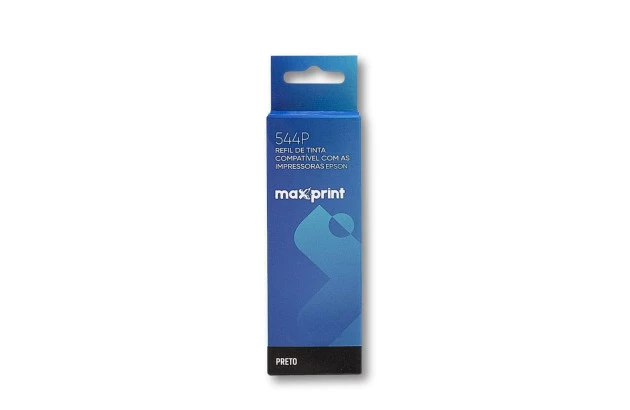 REFIL DE TINTA EPSON COMPATIVEL T544P 100ML PRETA T544120  - MAXPRINT 61000001