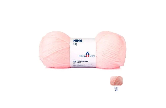 NOVELO DE LA NINA 40G ROSA CLARO BABY 301 PINGOUIN
