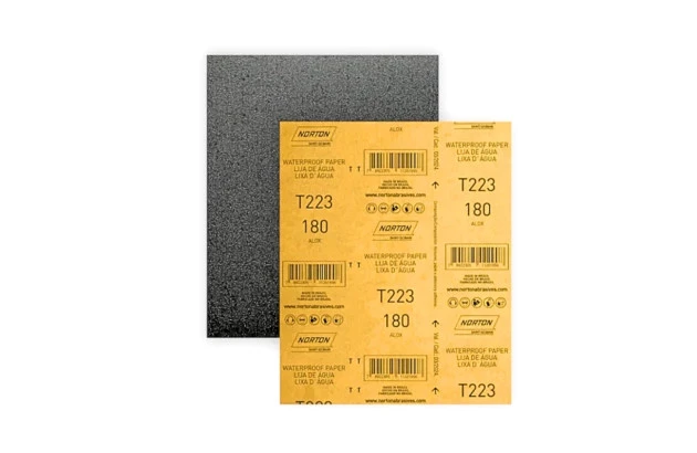 LIXA DAGUA GRÃO 180 225X275 MM T 223 NORTON - FOLHA