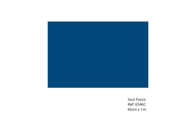 PLÁSTICO ADESIVO FOSCO AZUL 45CM X 1M CONTACT - 6546C